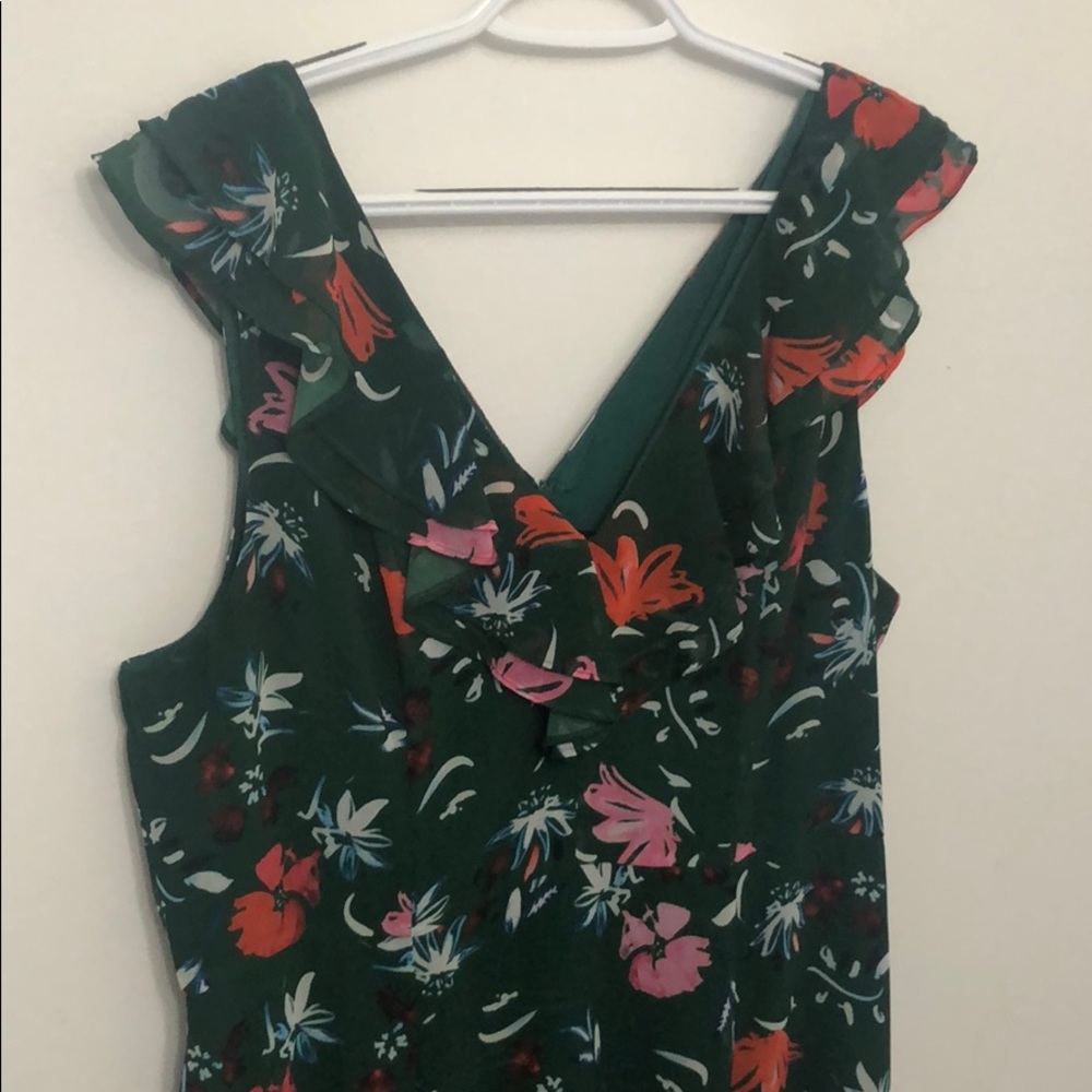 Green Floral Dress